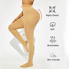 15-20 mmHg Compression Pantyhose for Women – High Waist Light Support Tights