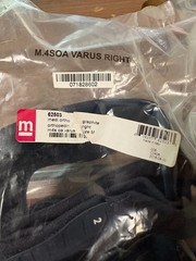 Medi Ortho 62503 Right Graphite M.4s OA Varus/Valgus Knee Brace Size M