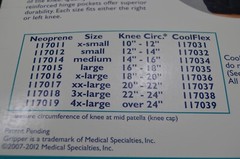 Med Spec Gripper Hinged Knee Brace W/ Coolflex 12″,117039, 5XLarge,New