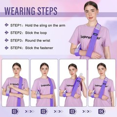 Breathable Arm Support Strap – Ergonomic Sling for Elbow and Shoulder Injuries