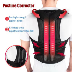 Adjustable Posture Corrector Back Brace Shoulder Support Belt Spine Correction B
