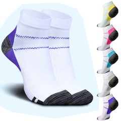 1-5 Pairs Compression Socks Plantar Fasciitis Arch Ankle Run Support Men Women