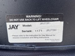 Quickie IRIS Tilt-In-Space Wheelchair Manual Transport JAY J3 Back & Cushion