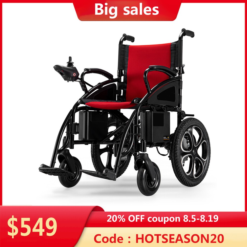 All Terrain Electric Wheelchair Heavy Duty Scooter Foldable Electric Wheelchair