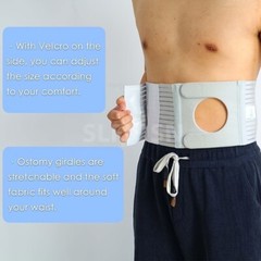 Adjustable Abdominal Ostomy Belt Stoma Support Portable Ileostomy Colostomy Belt