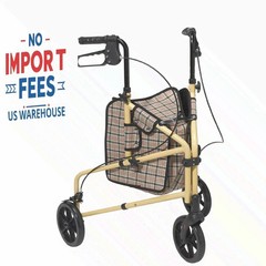 Drive Medical Winnie Lite Supreme 3-Wheel Aluminum Rollator Walker Lightweight