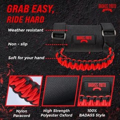 Roll Bar Grab Handles 4-Pack UTV ATV SxS – Red Nylon, Easy Install, Enhanced …