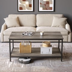 Saygoer Coffee Table Simple Modern Rectangular Center Table Open Space