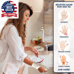 Waterproof Thumb Brace & Wrist with Thumb Stabilizer, Right and Left Hand Suppor
