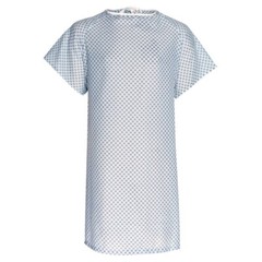 Petite Hospital Patient Gowns White Medical Exam Gown Back Tie Closures One Size