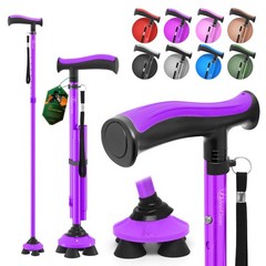 BeneCane Walking Cane for Men & Women Stick 31-38inch, Purple