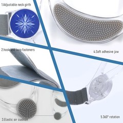 Cervical Collar Made of Plastic for Correcting Forward Head Posture and Relievin
