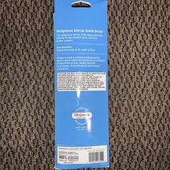 Walgreens Adjustable Stirrup Ankle Brace, Fits Left or Right Foot One Size