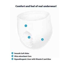 ⚡️Cuties Sleep Overs Special Needs Pull Up Diapers SM/MED 38-65 lbs 60 ct (4 pk)