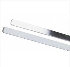 DJO Finger Splint Padded Strip Aluminum/Foam Left or Right Hand Silver/Gray (#79