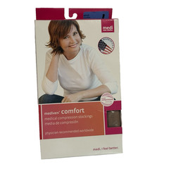 New Mediven Comfort Compression Panty Hose Stocking Natural III 15-20 Closed Toe