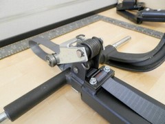 Permobil M3 Corpus power wheelchair legrest support with counter balance
