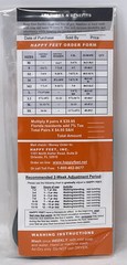 HAPPY FEET Fluid Orthotics Insoles Liquid Shock Absorbers Sz S M:5-6.5 ,W:7.5-8