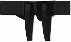 Hernia Belt with Compression Pads, Black, Medium
