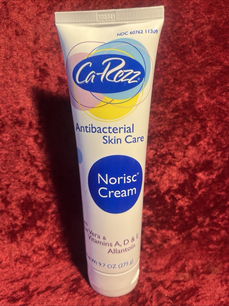 Ca-Rezz Antibacterial Skin Care Norisc Cream with Aloe vera 9.7 oz – NEW