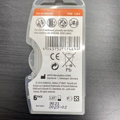 Duracell Activair Hearing Aid Batteries: Size 13 (48 Batteries) Fresh Exp:2023