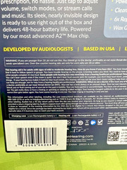 Audien Hearing ATOM X – Rechargeable OTC Hearing Aids NEWEST MODEL NEW $389