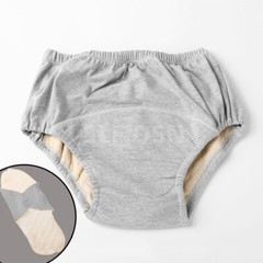 Cotton Incontinence Cloth Diaper Pants urine Leak-Proof for Women High Waisted