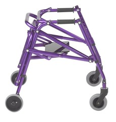 Inspired by Drive Nimbo 2G Lightweight Posterior Walker with Seat, Wizard Purple