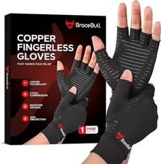 „Hempvana Green Relief Arthritis Gloves Comfort Strap Non-Slip Compression „