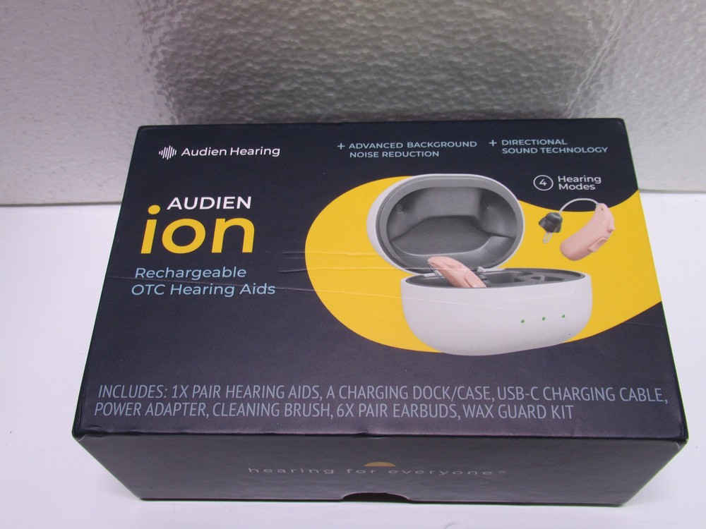 Audien ION Rechargeable BTE Hearing Aid No Prescription Needed