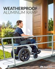 8 Foot Handicap Ramp with Handrails – Loading Capacity 850 Lb – for Wheelchairs,