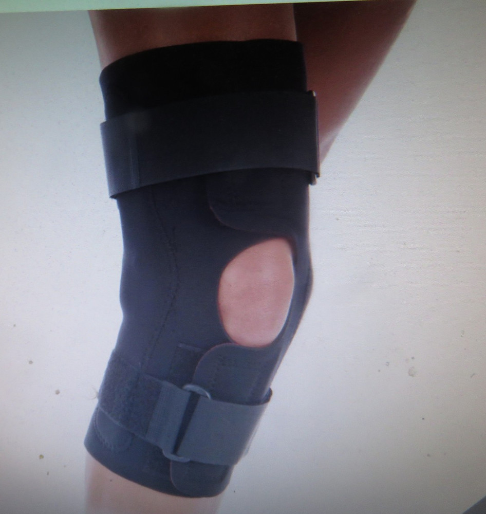 RolyanFit Wraparound Hinged Knee Brace, Comfort Wrap Support & Stabilizer
