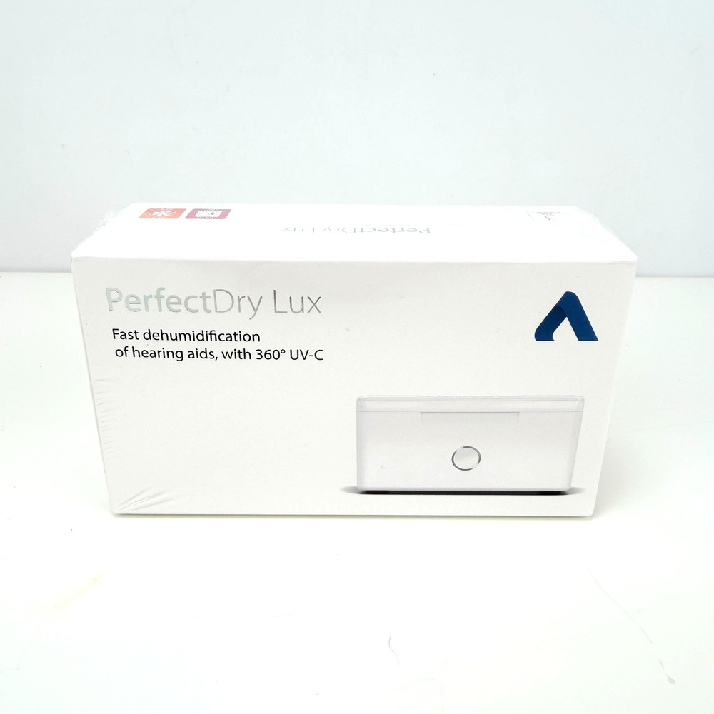 PerfectDry Lux Hearing Aid Dryer Dehumidifier UV-C Cleaner ADCO Sealed NEW