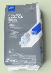 Medline Contour Plus Bladder Pads Moderate Vessies QTY 28