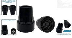 Metal Reinforced 7/8 Inch Cane Tips – Pack of 2, Skid-Resistant Safety Solutions
