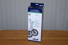 DRIVE MEDICAL 5″ UNIVERSAL WALKER WHEELS 350 LB CAPACITY IS EXCELLENT NEW IN BOX