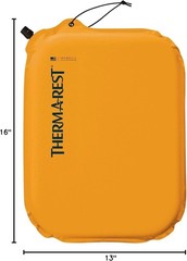 Lite Seat Ultralight Inflatable Cushion – Adjustable Comfort for Travel, Mango