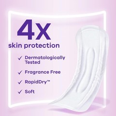 Incontinence Pads for Bladder Leaks Sensitive Skin Moderate Absorbency 57 Count