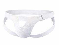 FlexaMed Suspensory Scrotal Support with Leg Straps – Large | Designed for hy…