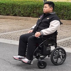 Used Folding Power Electric Wheelchairs FDA Mobility Scooter 20Ah Home Travel