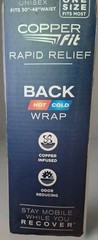 Copper Fit Rapid Relief Back Support Hot And Cold Therapy