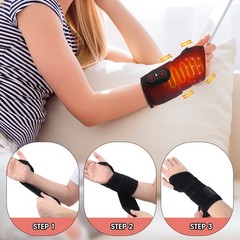 Multifunctional Heating Wrist Sport Protection Hand Massager Support Wrist Brace
