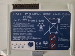 Inogen LI-Ion Battery Model 1400-1010-8 (For Parts Does Not Charge)