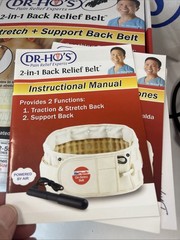 DR-HO’s 2-In-1 Back Relief Belt Size A 25-41″ Stretch Support Degenerative Disc
