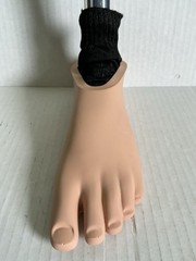 Bulldog TCA-1S Below Knee Prosthetic Leg Left Foot Size 26 Carbon Fiber Socket