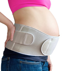 FlexaMed Pregnancy Belly and Back Support Belt – 8 Inches