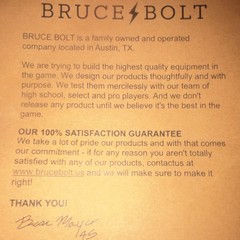 BRUCE BOLT Premium Pro Arm Compression Sleeve, Red Youth, never used