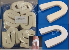 AETNA H-21 Horseshoe Heel Spur Felt Adhesive Pads 1/4″ 100/BG Half Moon U Shape