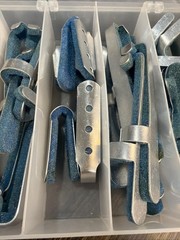 Lot Of Old Finger Braces Read Description Lot Of 30ish As Is Condition**