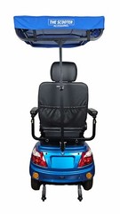 Sunshade Canopy for Pride Mobility Scooters, Removable Weather & Tear Resistant